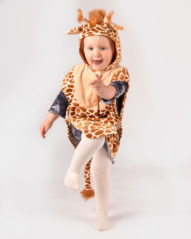 Sjiraff kostyme 1-4 år